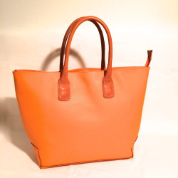 Lederhandtasche "Toro" Orange