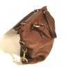 Leather Handbag Maxi brown patterned 2
