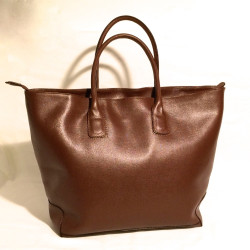 Leather Handbag "Toro" Brown