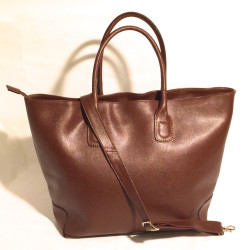 Leather Handbag "Toro" Brown