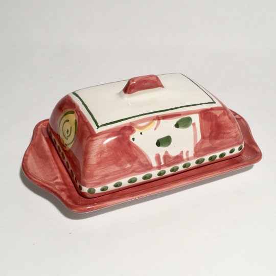 Solimene hand painted butter tray