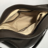 Leather Handbag/Backpack Roma choco-brown