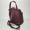 Leather Backpack Taormina Purple