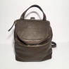 Leather Backpack Taormina Brown