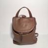 Leather Backpack Taormina Brown (mod b)