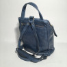 Leather Backpack Taormina Blue (mod b)