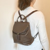 Leather Backpack Taormina Brown (mod a)