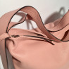 Leather Handbag/Backpack Roma pink