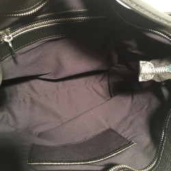 Leather Handbag Savona Black