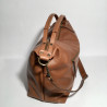 Leather Handbag Natalia Light brown