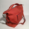 Leather Handbag Natalia Red