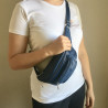 Leather Belly Bag Casual Cream