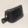Leather Belly Bag Chic Black