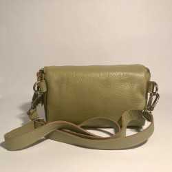Leather Belly Bag Chic Green