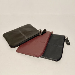 Leather Wallet/Key holder 3 Zip