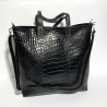 Leather Handbag Loredana Black