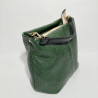 Leather Handbag  SARA green