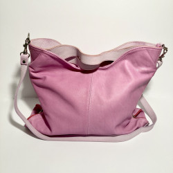 Leather Handbag DALIA Pink