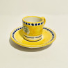Solimene hand painted Espresso set (cup+plate)