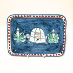 Solimene hand painted tray...