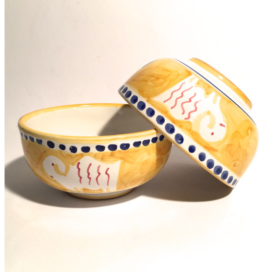 Solimene Hand painted Cereal Bowl