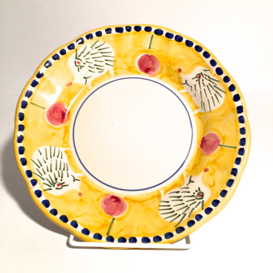 Solimene hand painted fruit plate